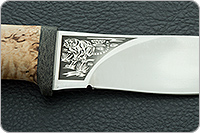 Нож Гепард карельская береза, 95х18, текстолит : фото 8