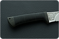 Нож Гепард наборная кожа, 95х18, текстолит : фото 5