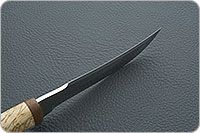 Нож Клык карельская береза, 95х18, текстолит : фото 9