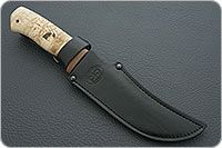 Нож Клык карельская береза, 95х18, текстолит : фото 11