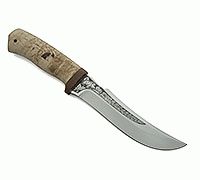 Нож Клык карельская береза, 95х18, текстолит : фото 12