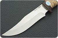 Нож Клычок-1 карельская береза, 100х13м, текстолит : фото 3