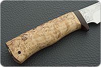 Нож Клычок-1 карельская береза, 100х13м, текстолит : фото 5