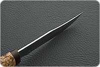 Нож Клычок-1 карельская береза, 100х13м, текстолит : фото 7