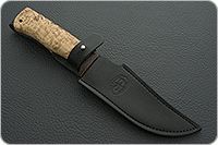 Нож Клычок-1 карельская береза, 100х13м, текстолит : фото 11