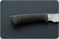 Нож Клычок-1 наборная кожа, 95х18, текстолит : фото 5