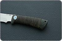 Нож Клычок-1 наборная кожа, 95х18, текстолит : фото 6