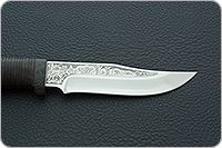 Нож Клычок-1 наборная кожа, 95х18, текстолит : фото 7