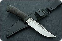 Нож Клычок-1 наборная кожа, 95х18, текстолит : фото 10