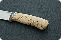 Нож Клычок-2 карельская береза, 95х18, текстолит : фото 6