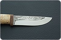 Нож Клычок-2 карельская береза, 95х18, текстолит : фото 7