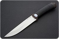 Нож Лиса наборная кожа, 95х18, текстолит : фото 2