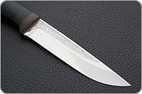 Нож Лиса наборная кожа, 95х18, текстолит : фото 4