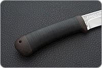 Нож Лиса наборная кожа, 95х18, текстолит : фото 5