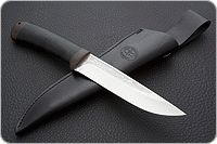 Нож Лиса наборная кожа, 95х18, текстолит : фото 8
