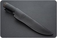 Нож Лиса наборная кожа, 95х18, текстолит : фото 9