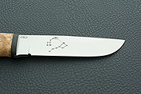 Нож Полярный карельская береза, 95х18, текстолит : фото 4