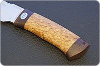 Нож Робинзон-1 карельская береза, 95х18, текстолит : фото 6