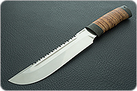 Нож Робинзон-1 береста, 95х18, текстолит : фото 2