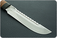 Нож Робинзон-1 береста, 95х18, текстолит : фото 4