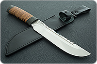 Нож Робинзон-1 береста, 95х18, текстолит : фото 9