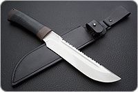 Нож Робинзон-1 наборная кожа, 95х18, текстолит : фото 8