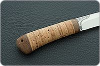 Нож Робинзон-2 береста, 95х18, текстолит : фото 5