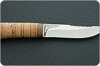 Нож Робинзон-2 береста, 95х18, текстолит : фото 7