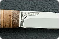 Нож Робинзон-2 береста, 95х18, текстолит : фото 8