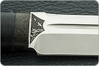 Нож Селигер наборная кожа, 95х18, текстолит : фото 9