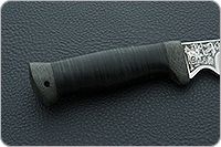 Нож Скинер-2 наборная кожа, 95х18, текстолит : фото 5