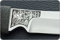 Нож Скинер-2 наборная кожа, 95х18, текстолит : фото 8