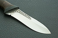 Нож Скинер наборная кожа, 95х18, текстолит : фото 4