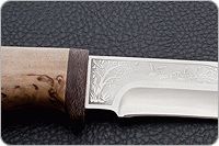 Нож Стрелец карельская береза, 95х18, текстолит : фото 4