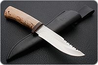 Нож Стрелец карельская береза, 95х18, текстолит : фото 6