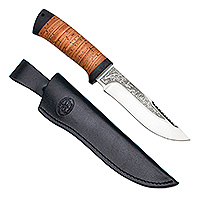 Нож Стрелец береста, 95х18, текстолит : фото 4