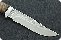 Нож Стрелец орех, 95х18, алюминий : фото 4