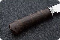 Нож Тетерев наборная кожа, 95х18, текстолит : фото 5