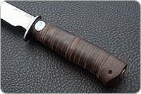 Нож Тетерев наборная кожа, 95х18, текстолит : фото 6