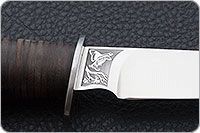 Нож Тетерев наборная кожа, 95х18, текстолит : фото 7