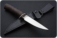 Нож Тетерев наборная кожа, 95х18, текстолит : фото 9