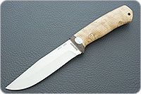 Нож Турист карельская береза, 95х18, текстолит : фото 2