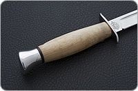 Нож Финка-2 карельская береза, 95х18, алюминий : фото 5