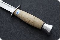 Нож Финка-2 карельская береза, 95х18, алюминий : фото 6