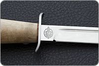 Нож Финка-2 карельская береза, 95х18, алюминий : фото 7