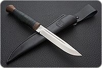 Нож Финка-3 наборная кожа, 95х18, текстолит : фото 8