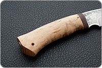 Нож Хазар карельская береза, 95х18, текстолит : фото 5