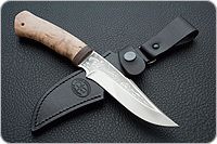 Нож Хазар карельская береза, 95х18, текстолит : фото 8