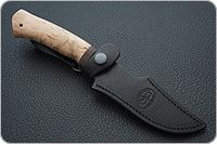 Нож Хазар карельская береза, 95х18, текстолит : фото 9