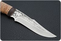 Нож Хазар береста, 95х18, текстолит : фото 4